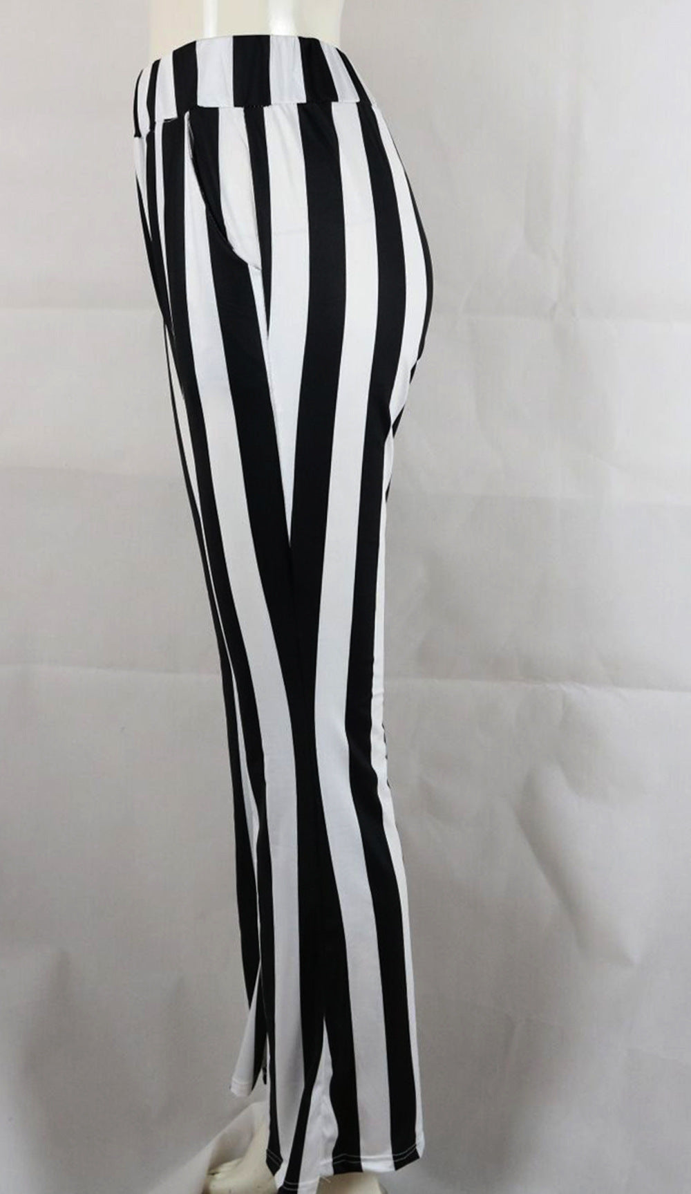 Cross border for eBay wish Amazon hot new European and American striped micro Lama fall trousers